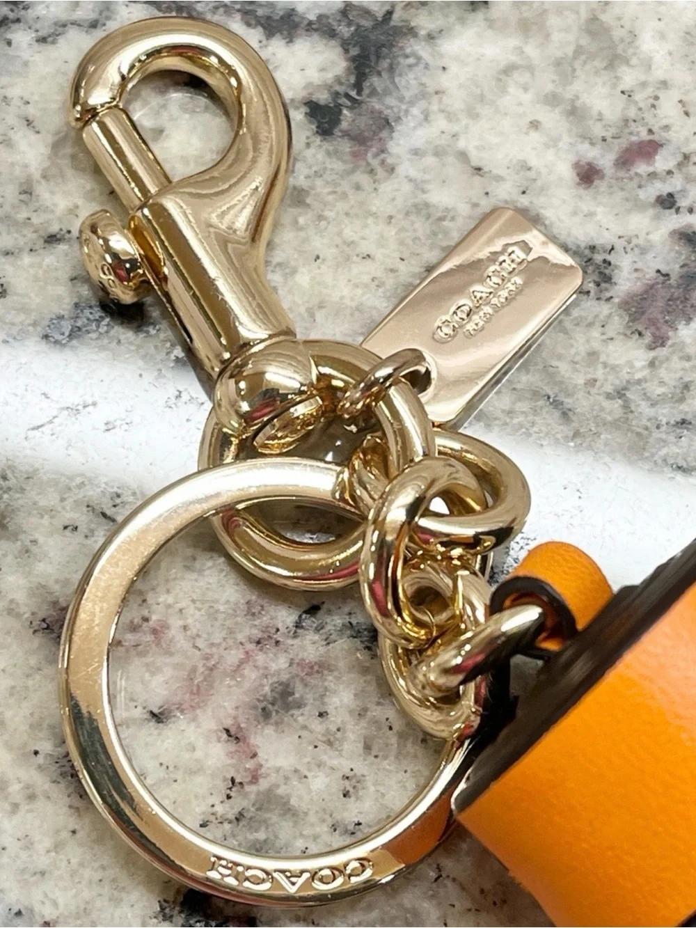 Coach Leather Tassel Bag Charm NWT